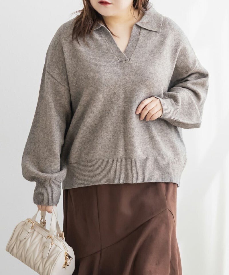 CLETTE スキッパーニットプルオーバー
