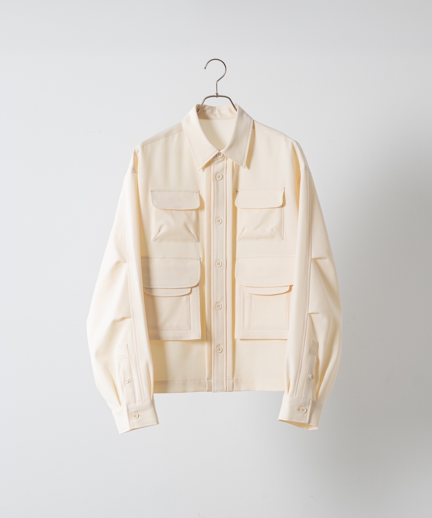 soerte Multi pocket military shirt jacket/マルチポケットミリタリーシャツジャケット