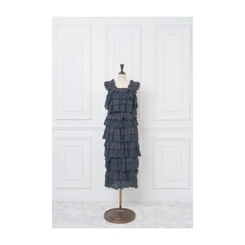 MISTREASS Luxe Cotton Lace Tiered Set-Up