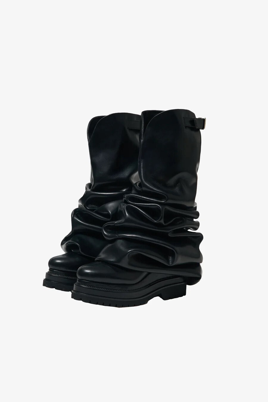 POOLDE Melted Wedge Boots