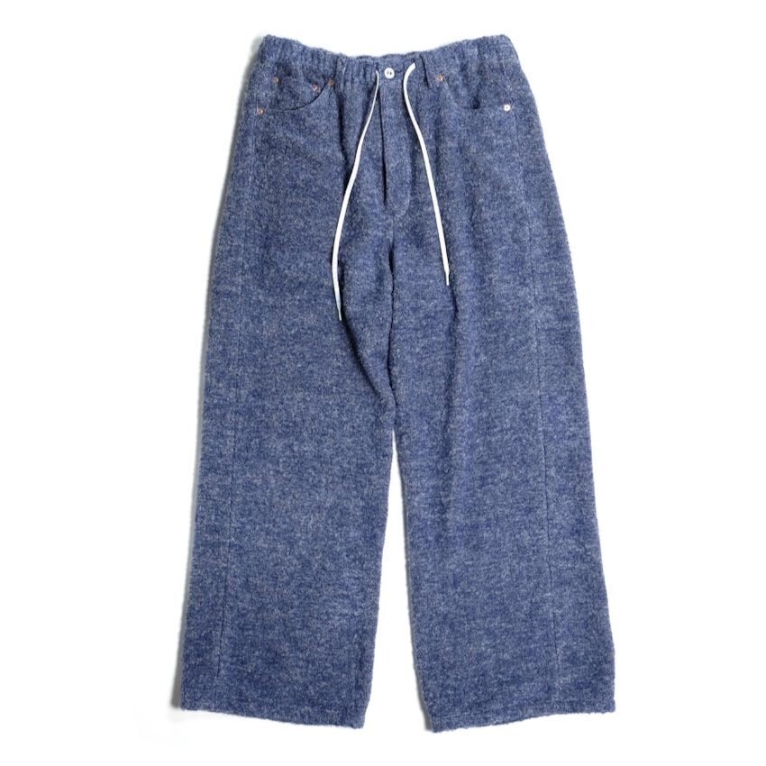 SEVESKIG Blanket Jacquard Towel Wide Slacks
