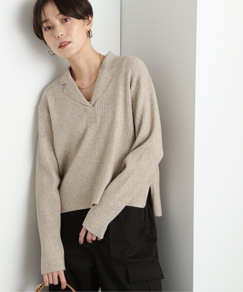 N.Natural Beauty Basic* カイキンリブニット