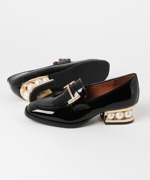 Jeffrey Campbell パールヒールローファー