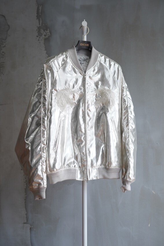 doublet SILVER EMBROIDERY SOUVENIR JACKET