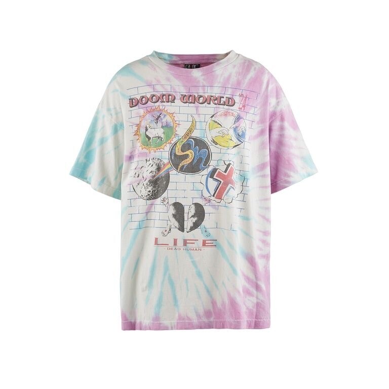 ©SAINT M×××××× LM_SS TEE / DOOR WRLD / TDYE / Tシャツ (タイダイ)