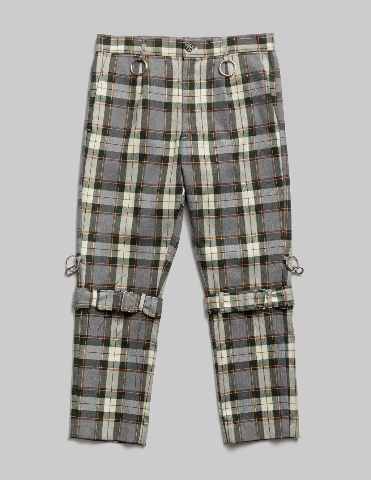 JUST NOISE CHECKED BONDAGE PANTS