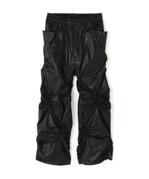 A.F ARTEFACT Coating Random Gather Wide Pant