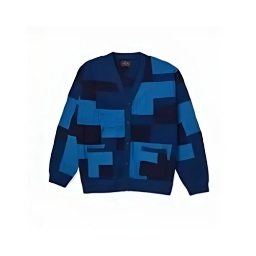 BEAMS PLUS Indigo Cotton Cardigan 7G
