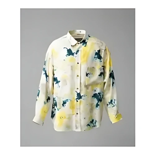 MAISON SPECIAL ORIGINAL GRAPHIC Prime-Over Regular Collar Shirt