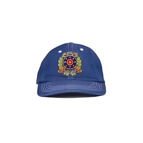 Pop Trading Company royal sixpanel hat -dark denim- 23ss drop1