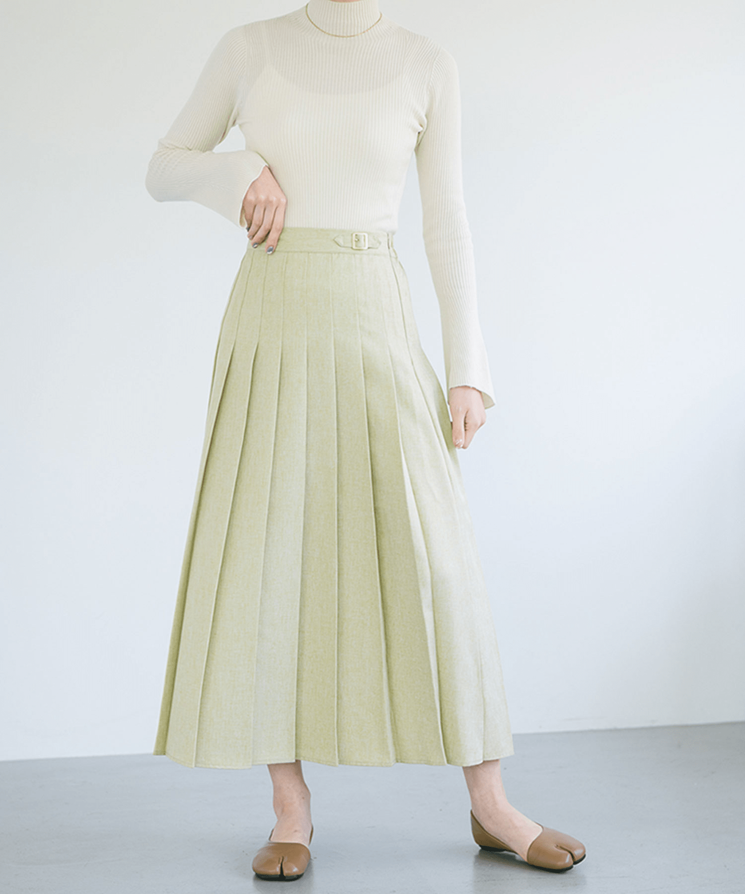 fav store 【Liilas】プリーツロングスカート