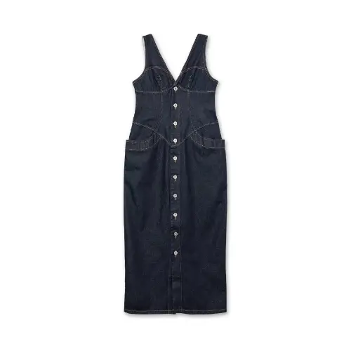 FETICO Denim Sleeveless Dress