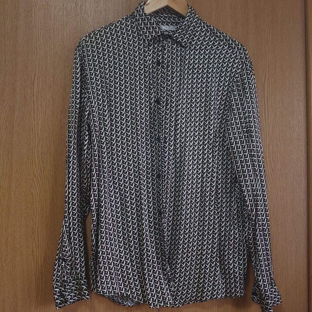 ZARA メンズシャツ 長袖 柄