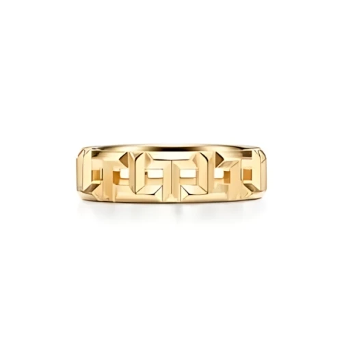 Tiffany & Co. トゥルー ワイド リング イエローゴールド