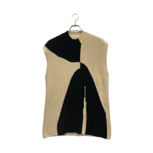 Jil Sander ROUND NECK RIBBED VEST