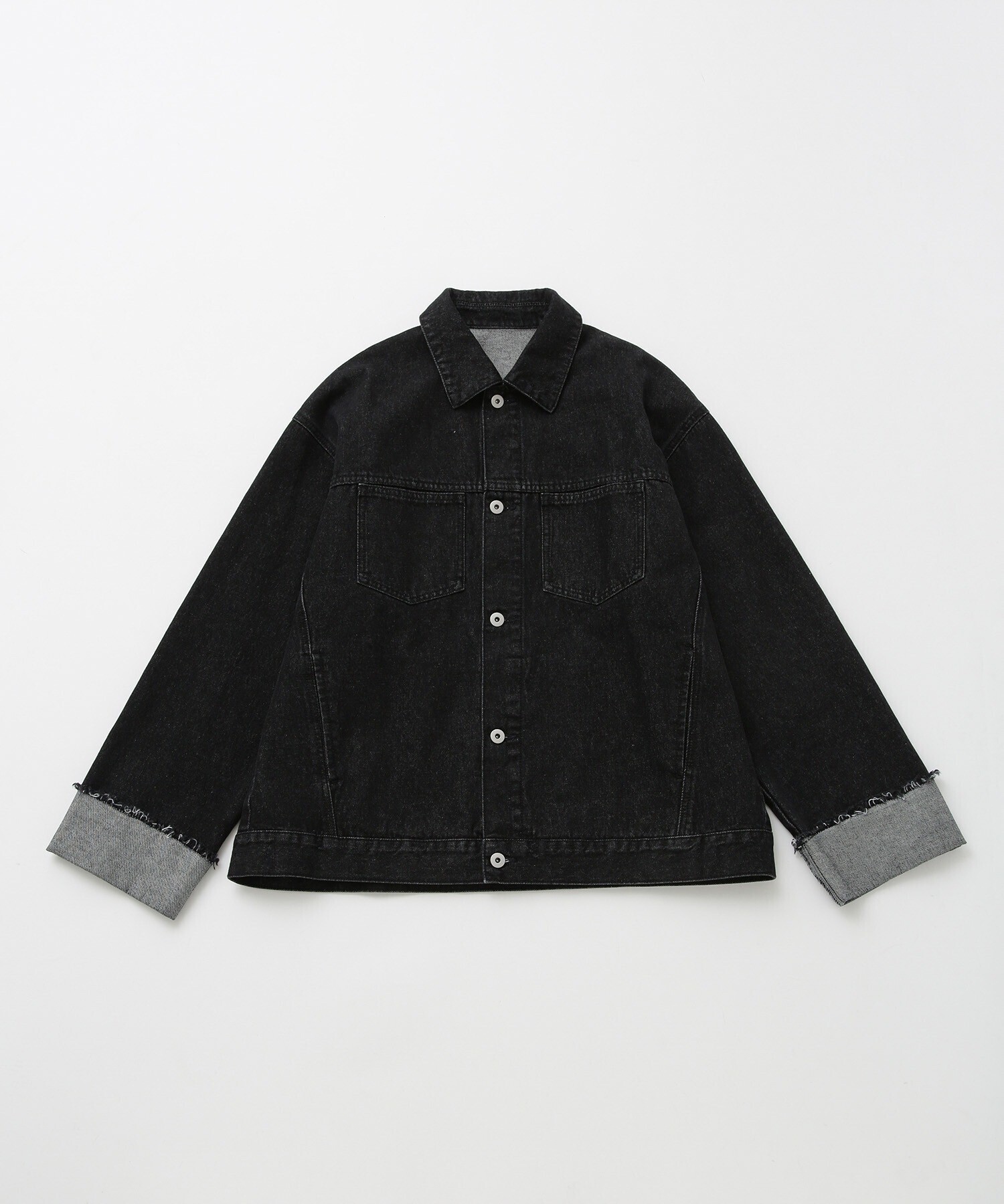JUNRed ヴィンテージデニムロールアップブルゾン