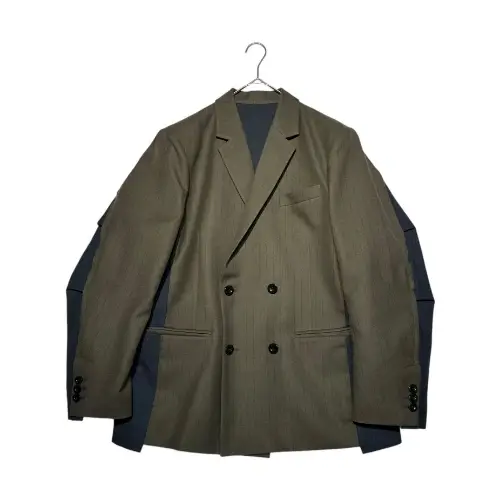 sacai Chalk Stripe × Rip Stop Jackt