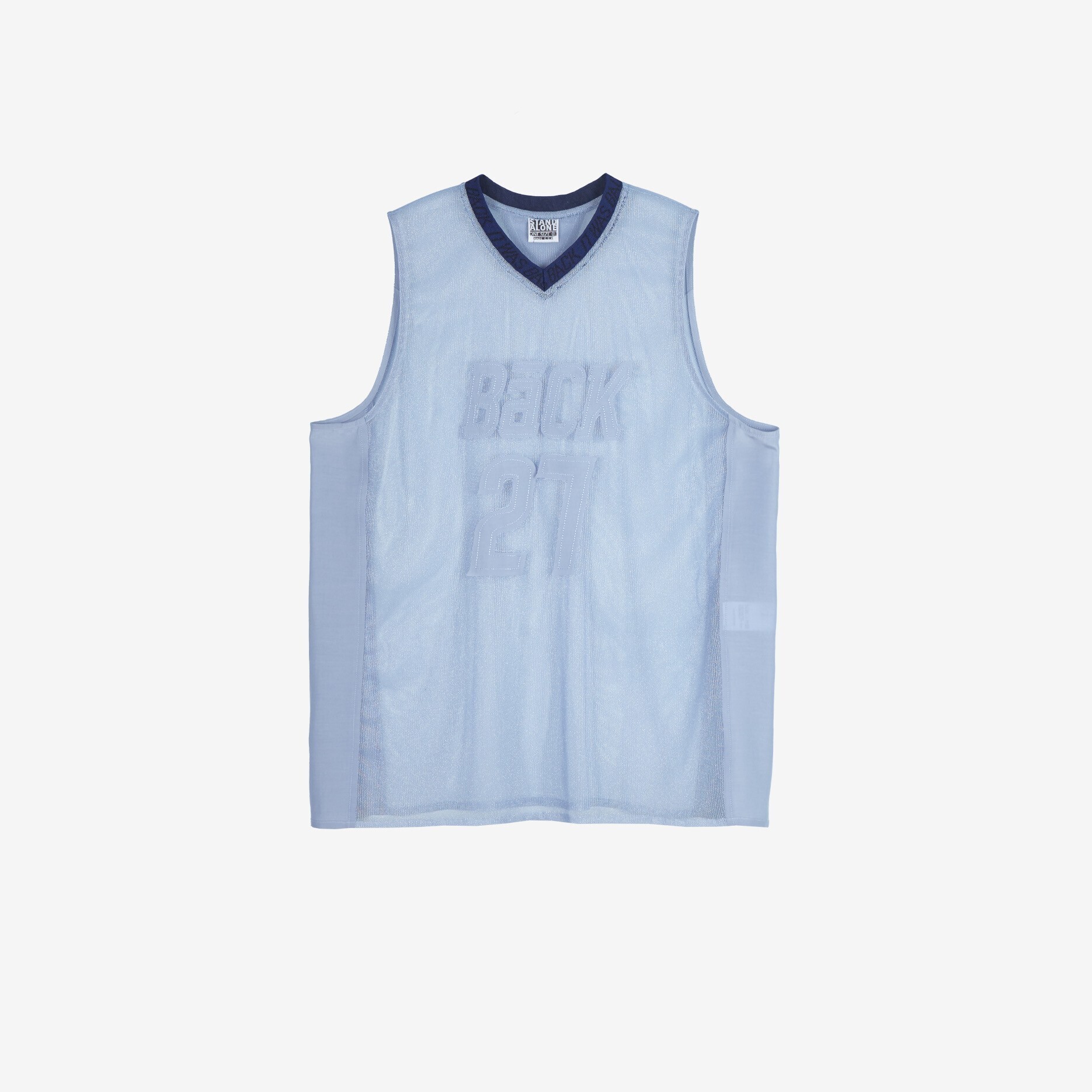 Standalone Side Panelled Pearl Mesh Top