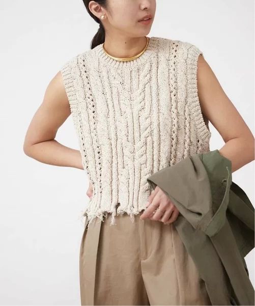 ADAWAS HEMP FRIZE VEST