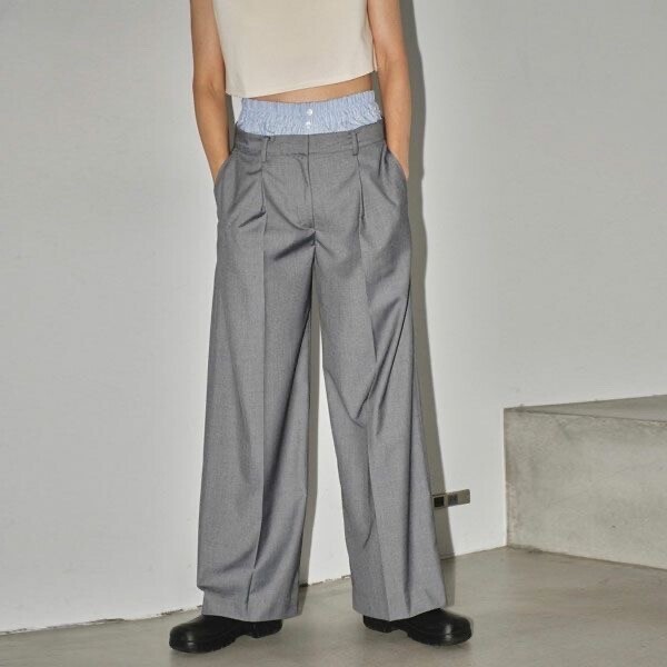 TODAYFUL Double Waist Trousers