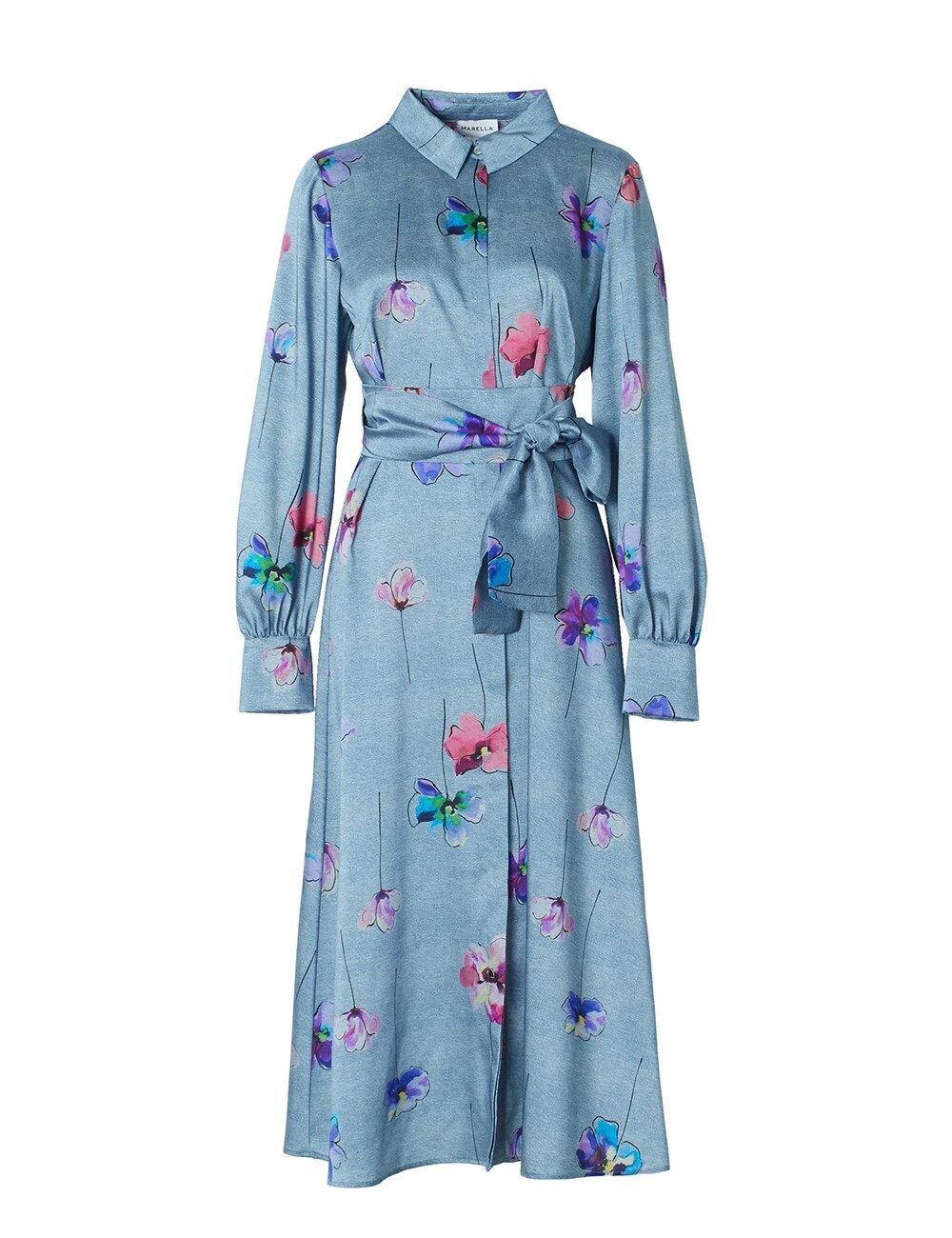 MARELLA ドローイングペイントワンピース