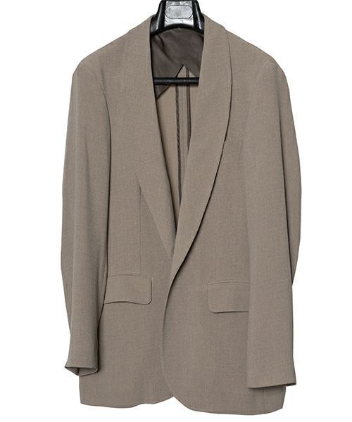 RAINMAKER MELANGE TWILL SHAWL COLLAR JACKET