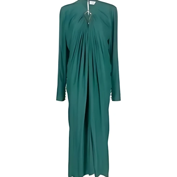 LANVIN draped midi dress