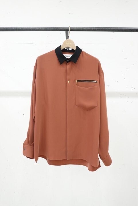 CULLNI Bi Color Doule Pocket Shirt