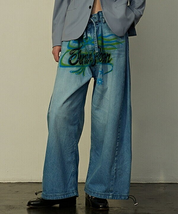 TENDER PERSON DENIM BAGGY PANTS