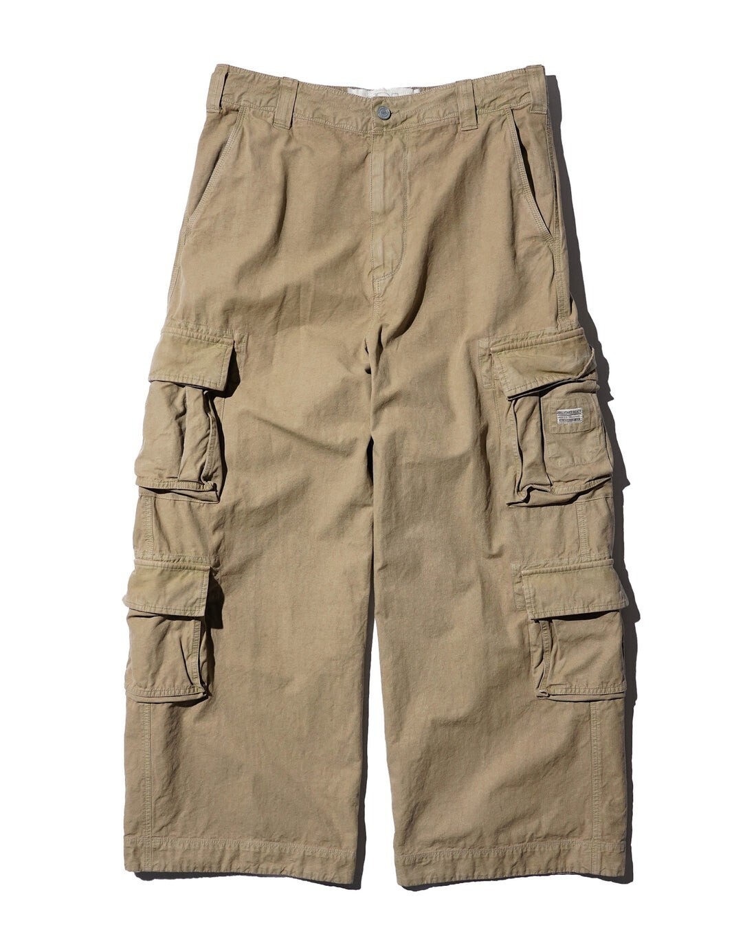 ERL UNISEX CARGO PANTS WOVEN BEIGE