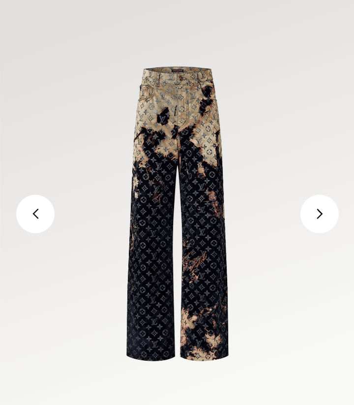 LOUIS VUITTON モノグラムデニムパンツ