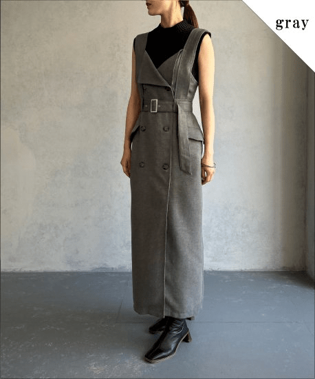 &g’aime Trench jumper dress/988-62414