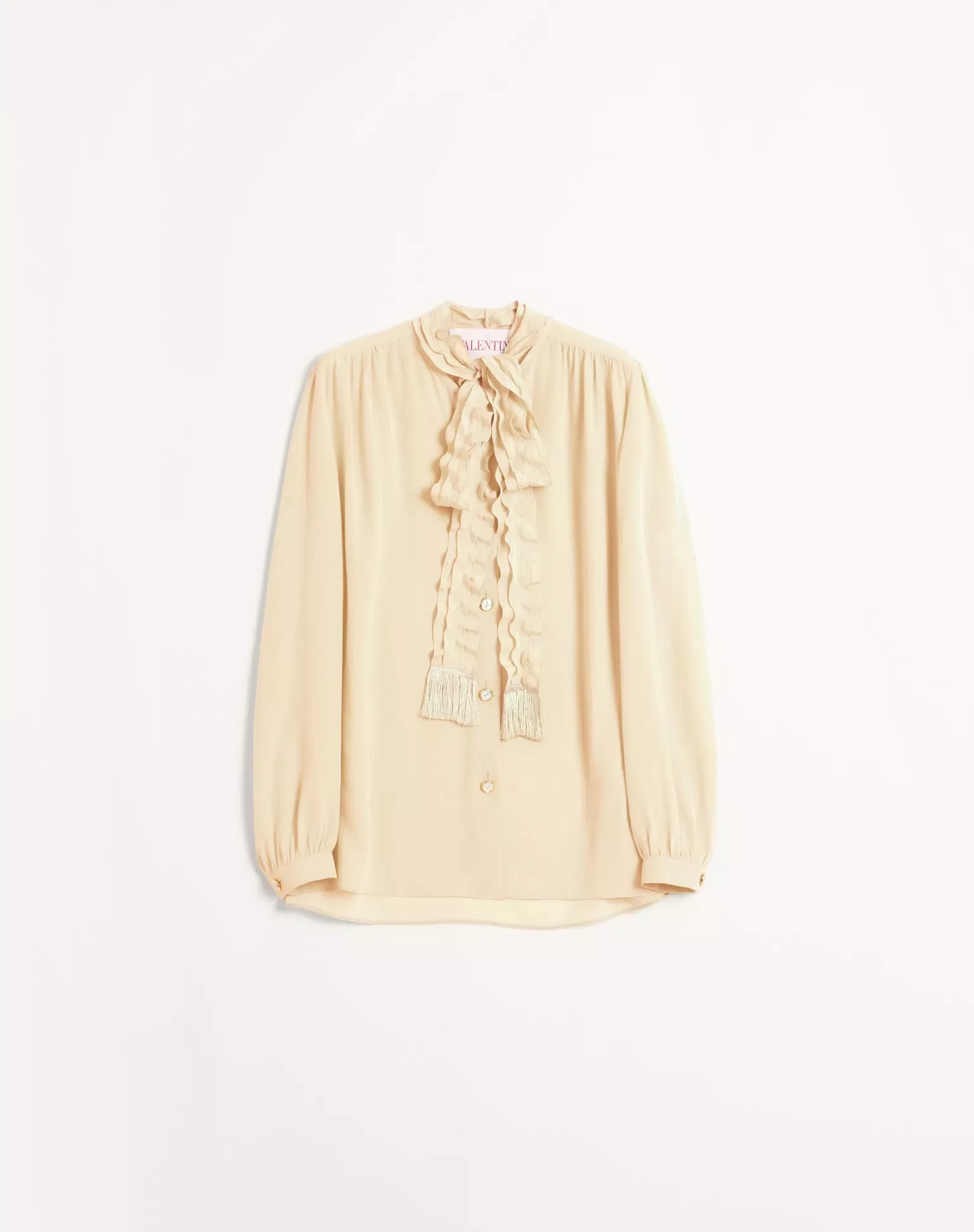 VALENTINO クレープデシン シャツ