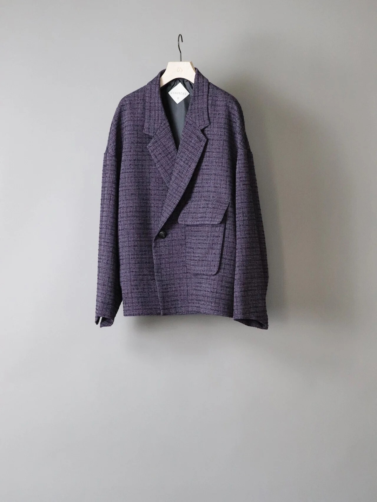 ETHOSENS Tweed Jacket Purple