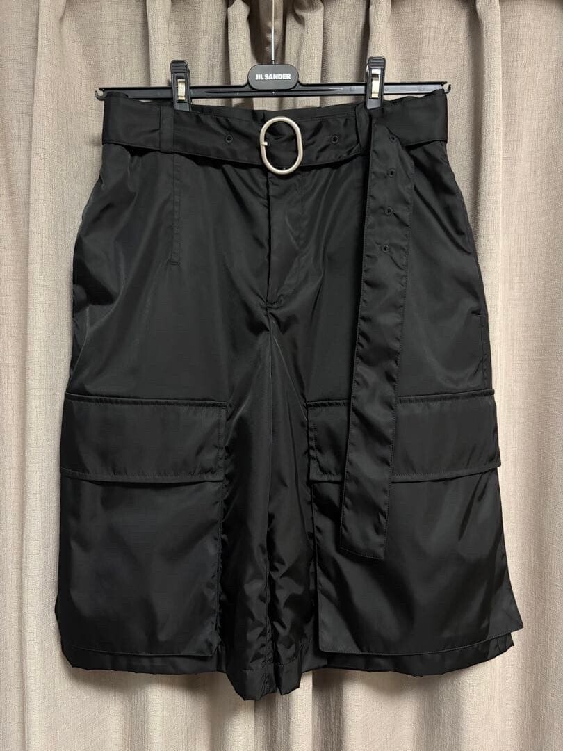 JIL SANDER FINE NYLON TWILL SHORTS