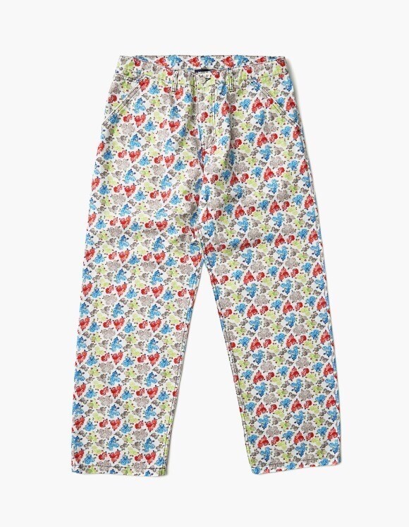 WKNDRS Floral Oxford Pants - White
