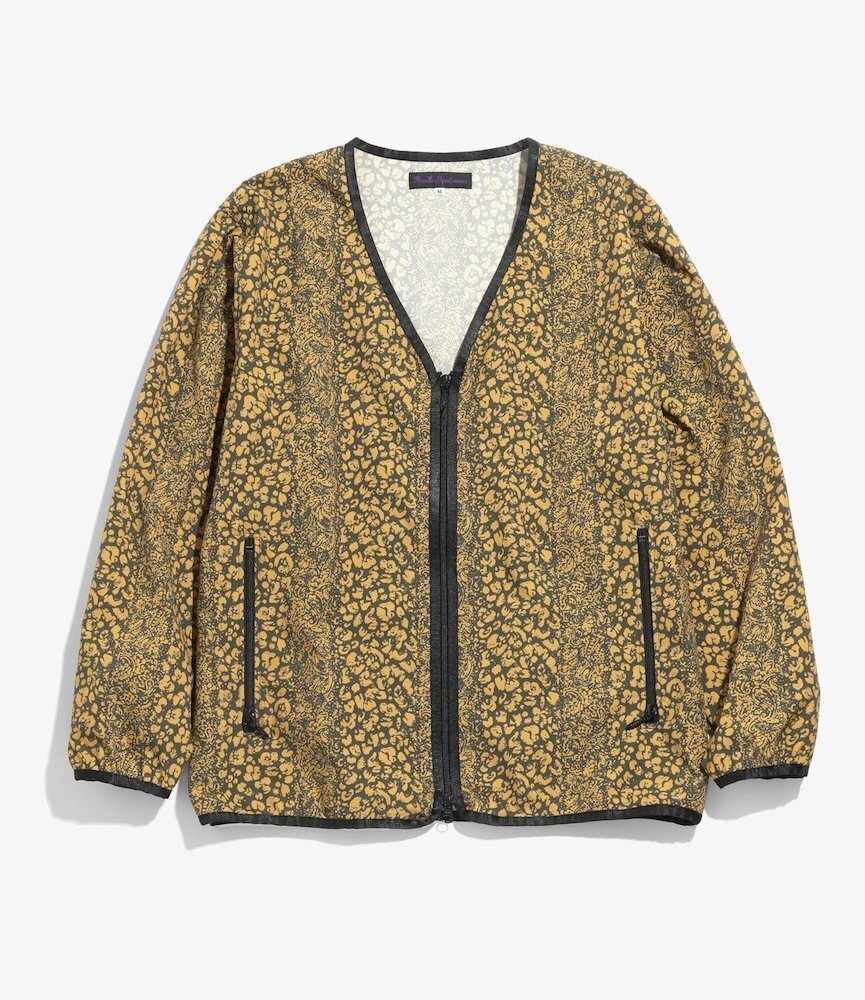 NEEDLES W.U. PIPING V NECK JACKET