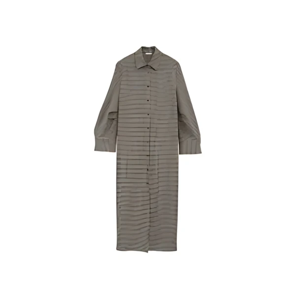 CLANE POWER SHOULDER CHECK SHIRT ONEPIECE｜DRESS