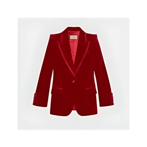 GUCCI ベルベット シングルブレスト ジャケット