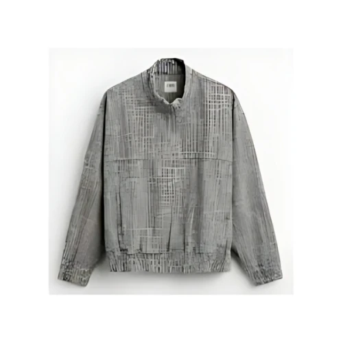 ZARA ジッパーネック デニム スウェットシャツ