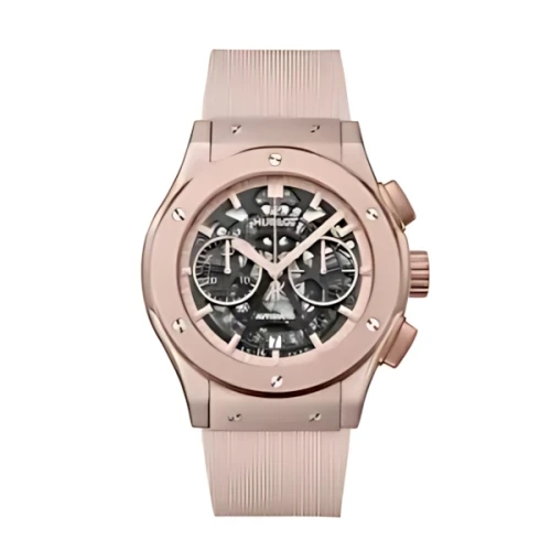HUBLOT アエロ・フュージョン クロノグラフ アルミニウム ピンク