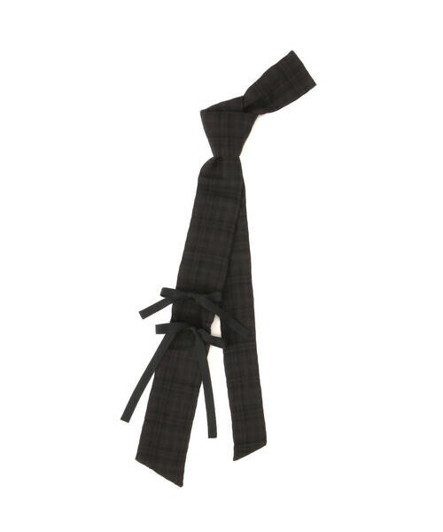 HUG YOUR SKIN RIBBON CHECK TIE