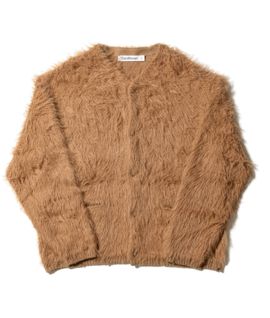 SandWaterr ORGANIZED CARDIGAN /COTTON MIX FEATHER YARN