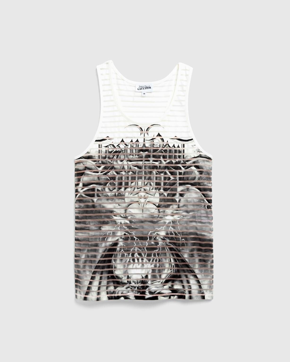 Jean Paul Gaultier Jersey Tank Top Printed Diablo
