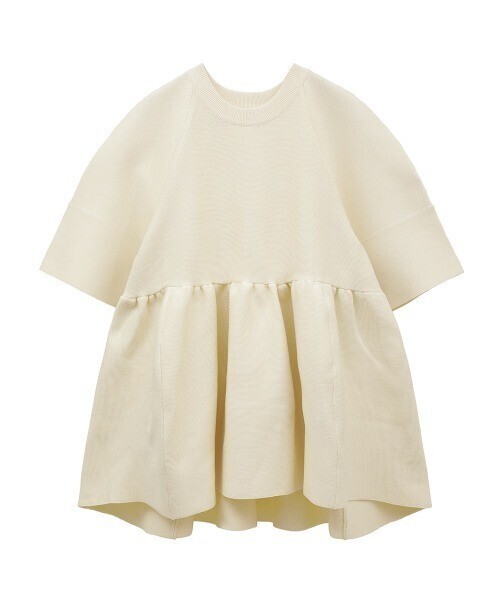 CLANE BALLOON GATHER KNIT TOPS