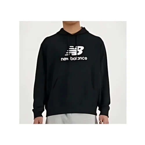 New Balance Sport Essentials Stacked Logo スウェットフーディ