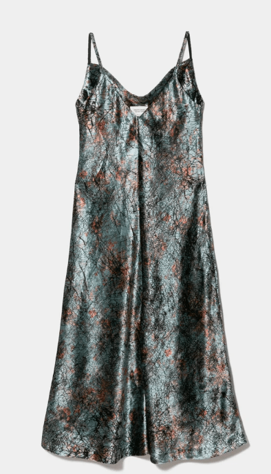 beautiful people flower waxprint back and front bias dress