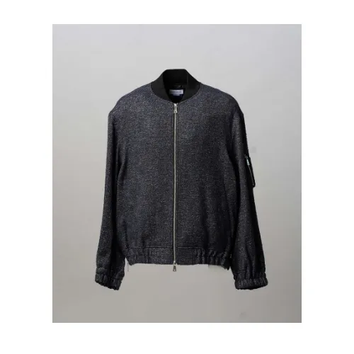 MAISON SPECIAL [Italian Dead Stock Fabric] Prime-Over MA-1 Bomber Jacket