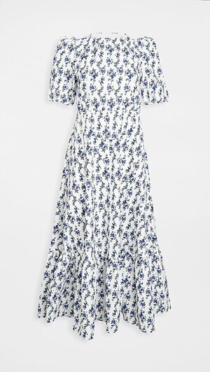 sister jane Wisteria Tie Back Midi Dress