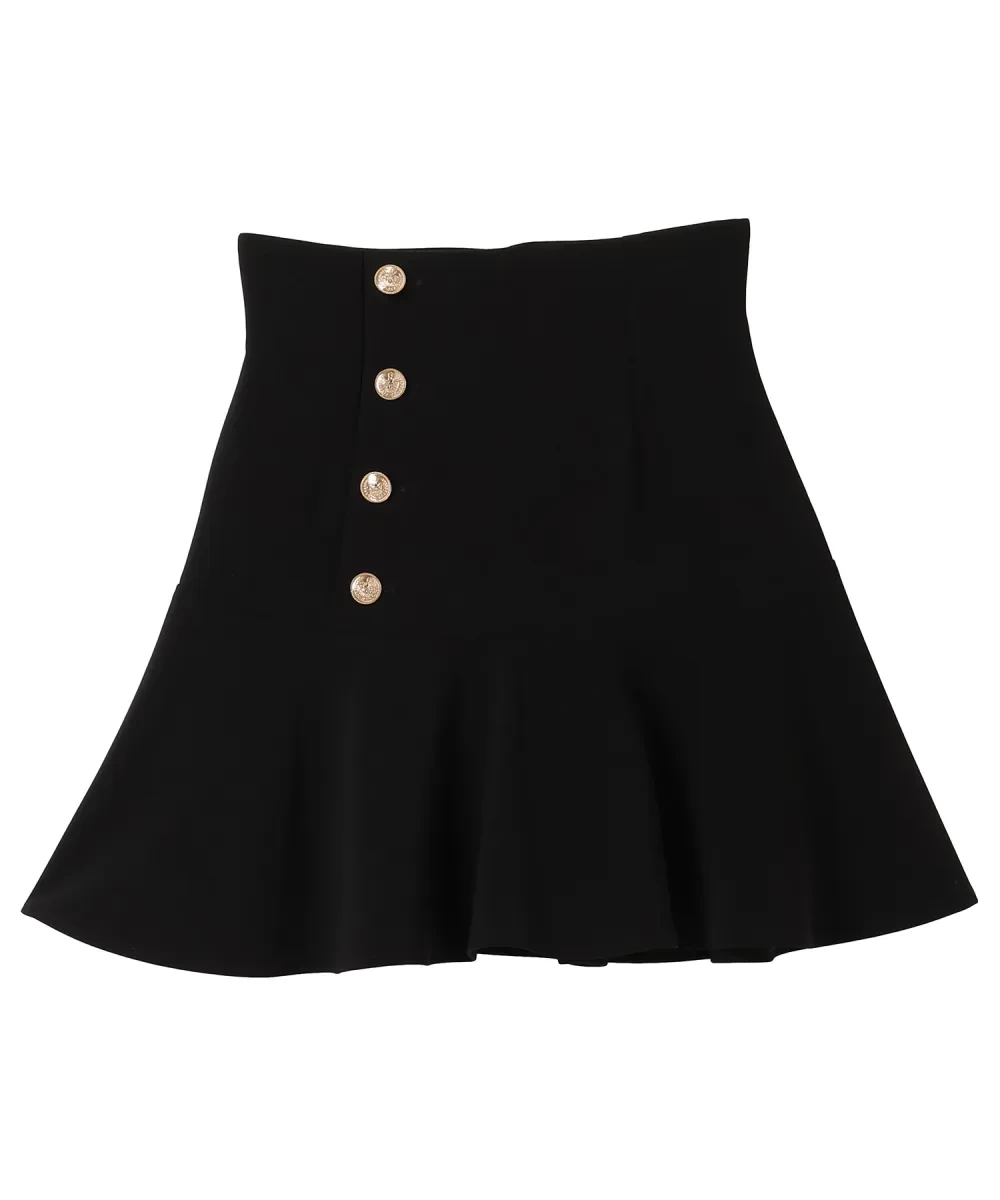 Rosé Muse switching flared mini skirt